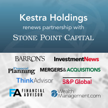 Logo collage image of Kestra recapitalization