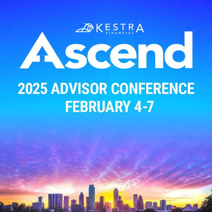Sunset over austin tx background with ASCEND conference announcement